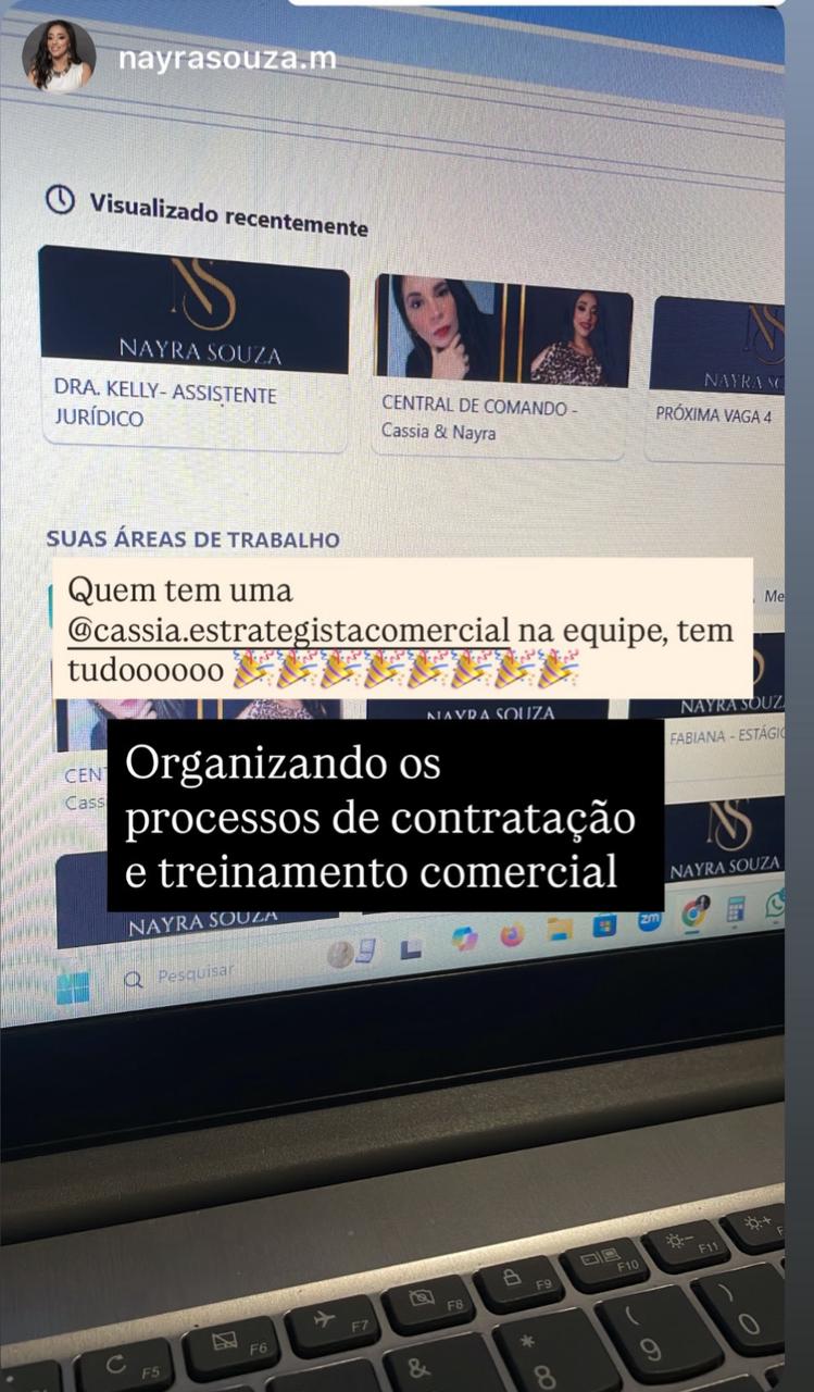 Feedback sobre processos de contratação e treinamento
